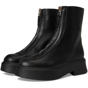 Steve Madden Black Platform Ankle Booties
